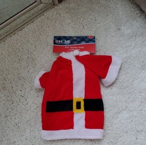 Pet santa suit with hat